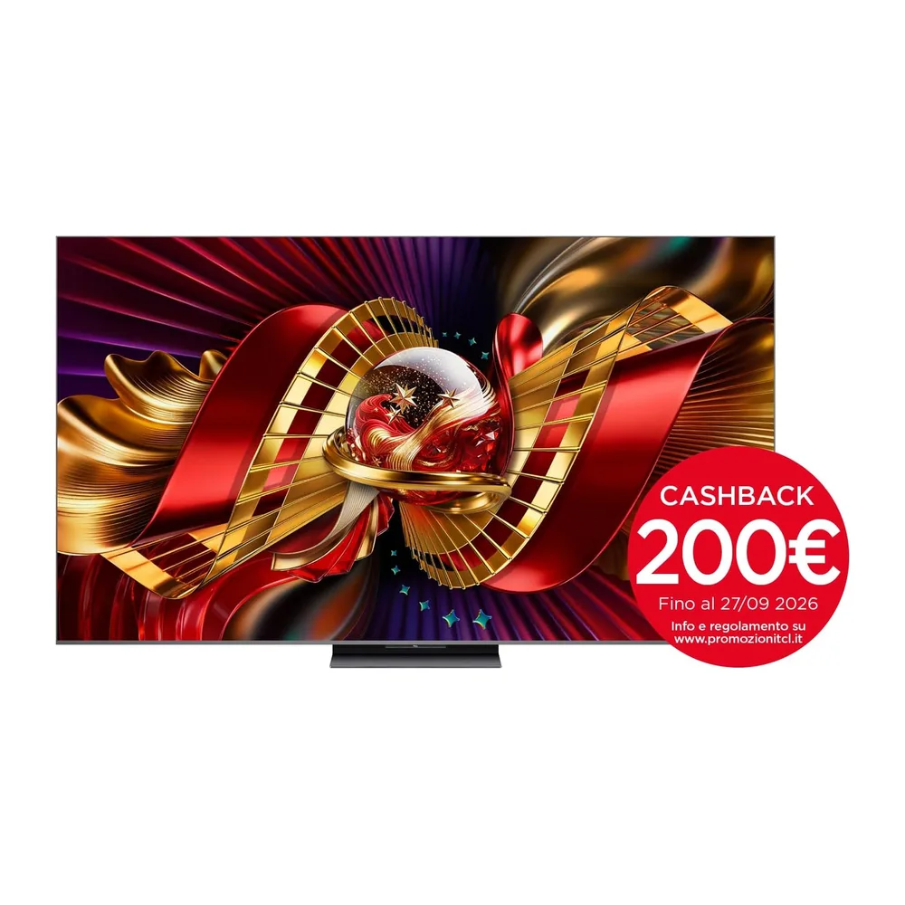 TCL 75C8L – Smart TV SQD‑Mini LED 4K HDR10+ da 75", 5.500nit [Classe di efficienza energetica D] — 3