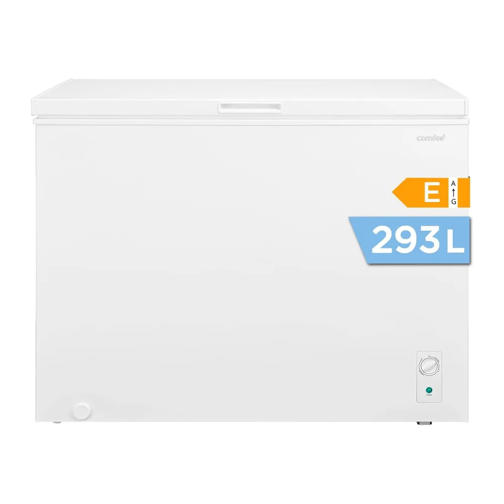 COMFEE' Congelatore a Pozzetto 293L Convertibile Congelatore/Frigorifero [Classe di efficienza energetica E]