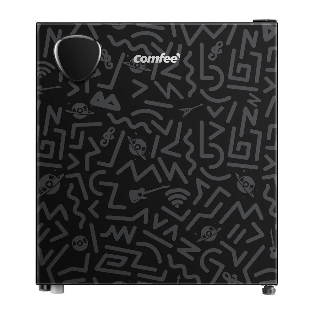 COMFEE' Mini Frigorifero Piccolo da Ufficio 43L con Maniglia Removibile [Classe di efficienza energetica E]