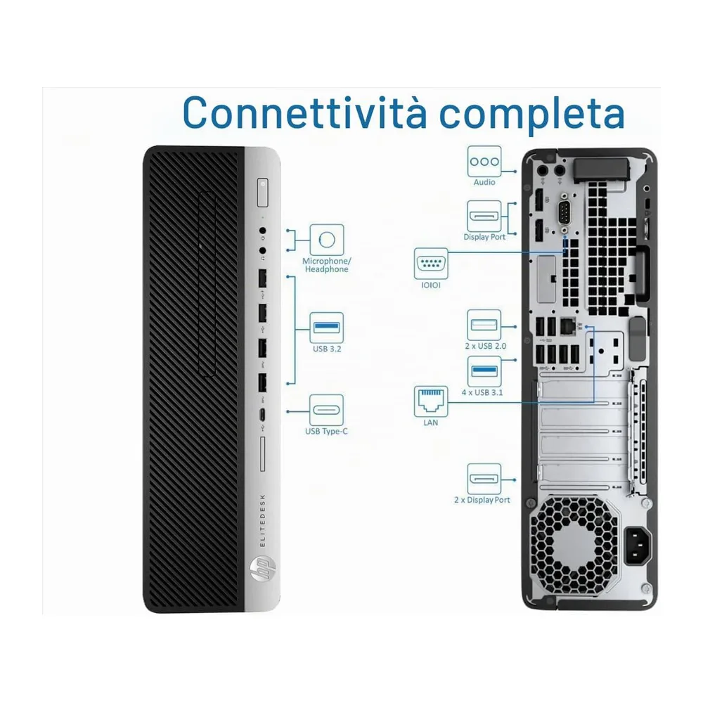 HP EliteDesk 800 G5 SFF Desktop PC Intel Core i5-8500T — 3