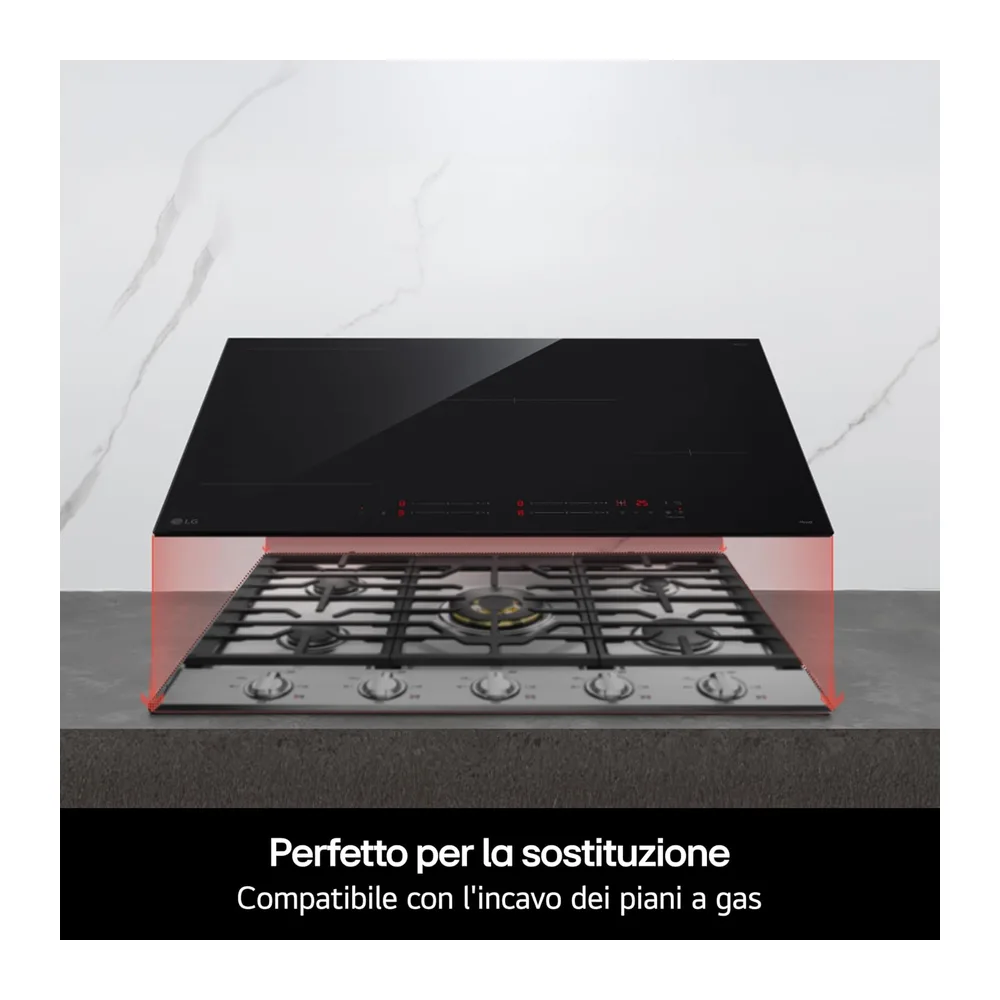 LG CI5Z2423BN Piano Cottura Induzione 60 cm — 4