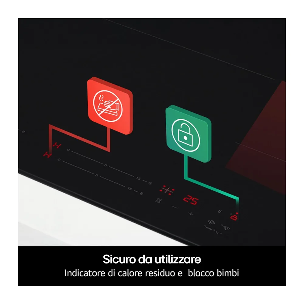 LG CI5Z2423BN Piano Cottura Induzione 60 cm — 5