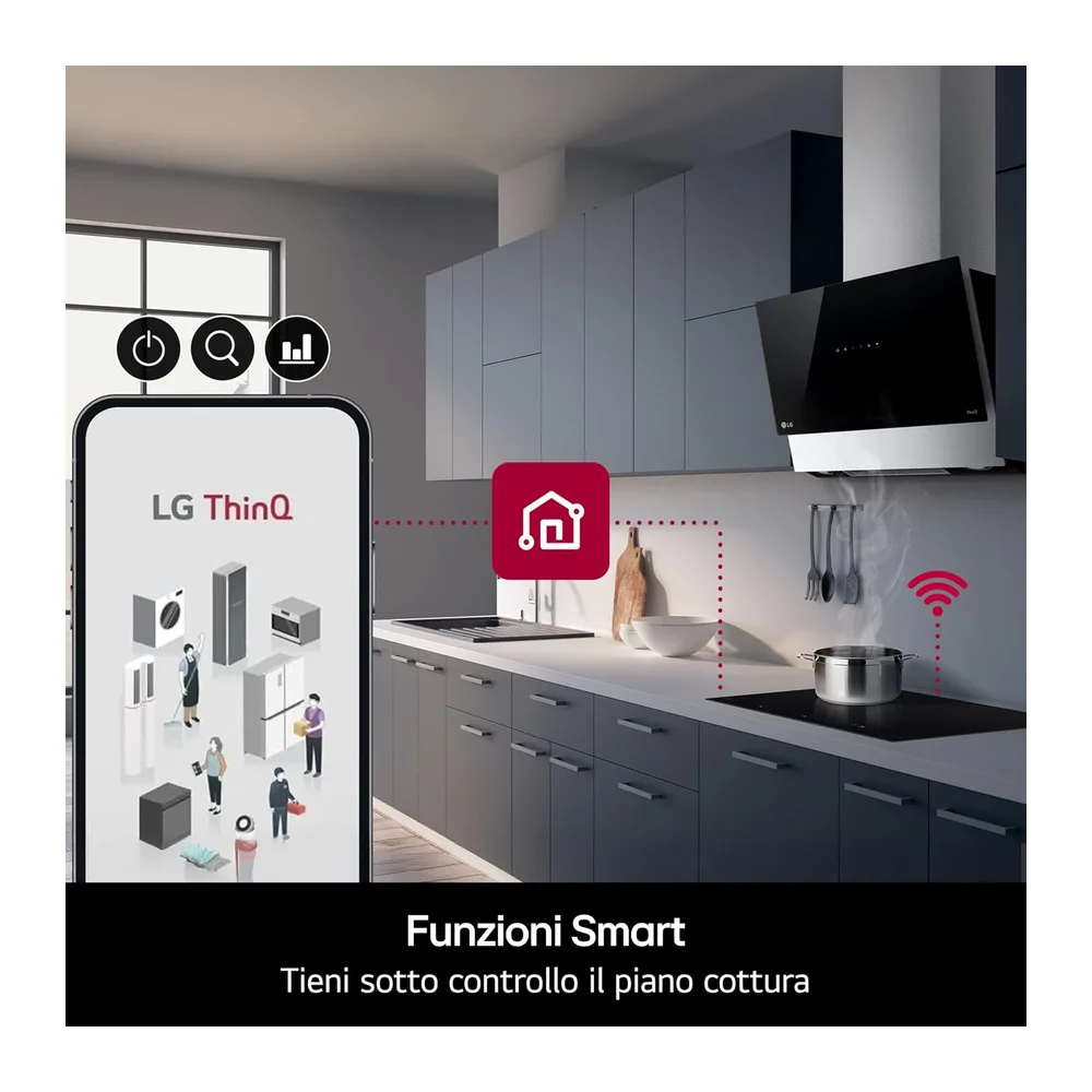 LG CI5Z2423BN Piano Cottura Induzione 60 cm — 6