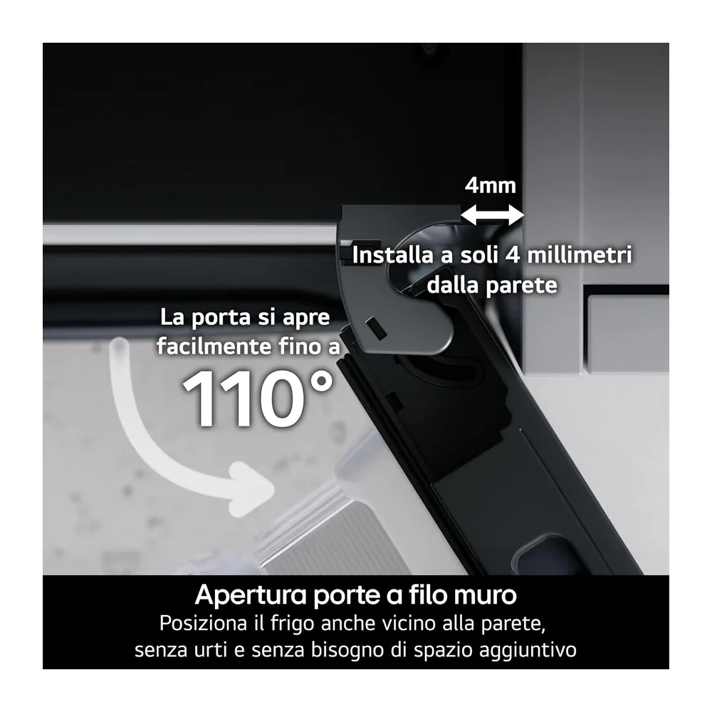 LG GBBS312BPY Frigorifero Combinato Larghezza 60 cm Fit & Max 333L — 4