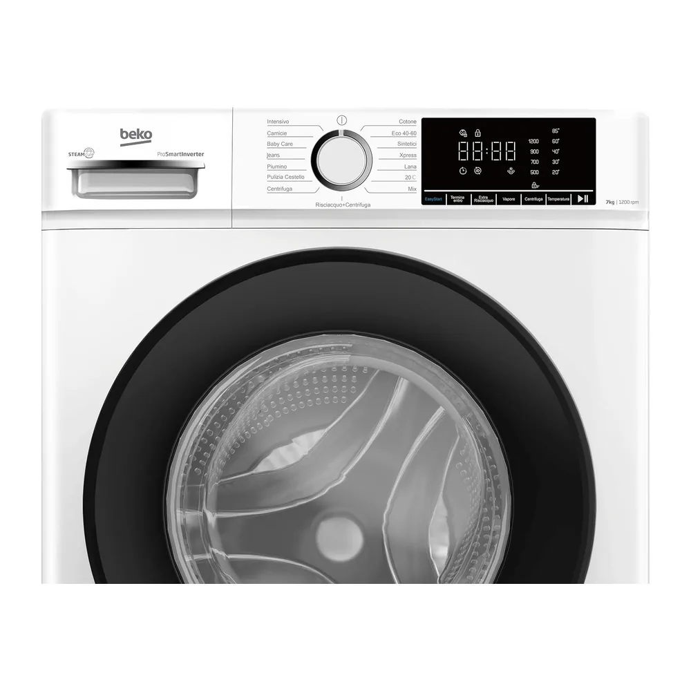 Beko BMX7126DB lavatrice Caricamento frontale 7 kg 1200 Giri/min Bianco [Classe di efficienza energetica A] — 6