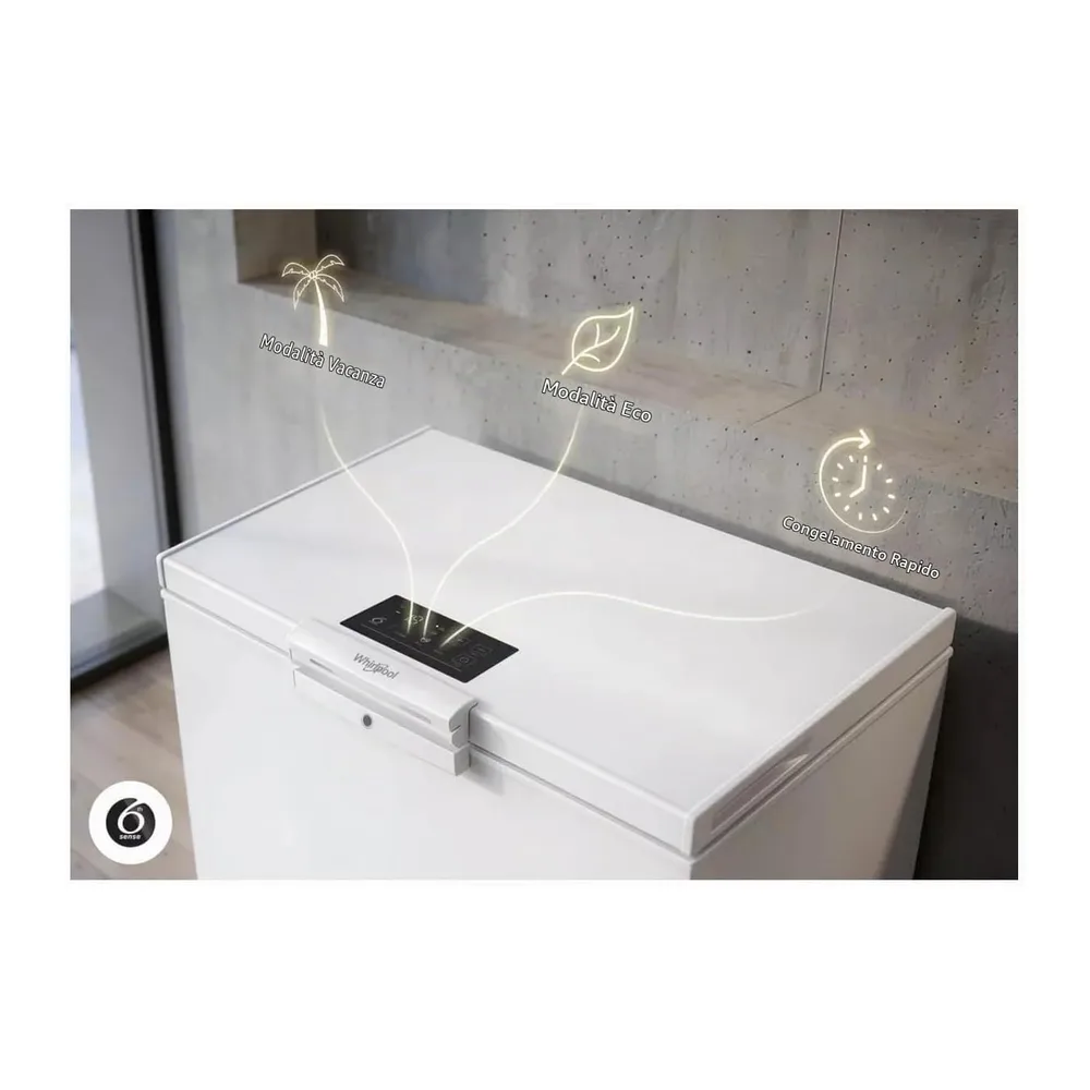 Whirlpool W3RHS37EW2 Congelatore a Pozzetto 321l [Classe di efficienza energetica E] — 5