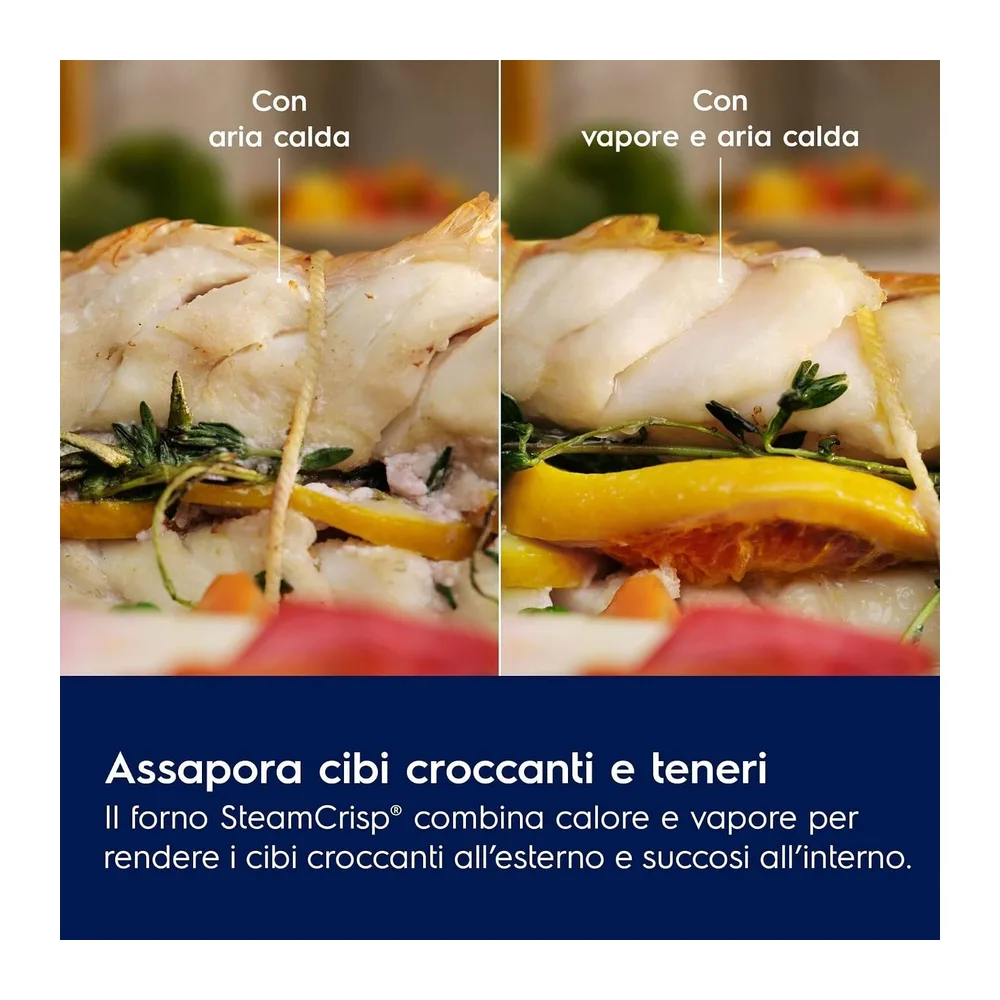 Electrolux Serie 600 FORNO INCASSO STEAM CRISP (25% vapore) CLASSE A 60 CM LOC3H44TX MADE IN ITALY [Classe di — 2