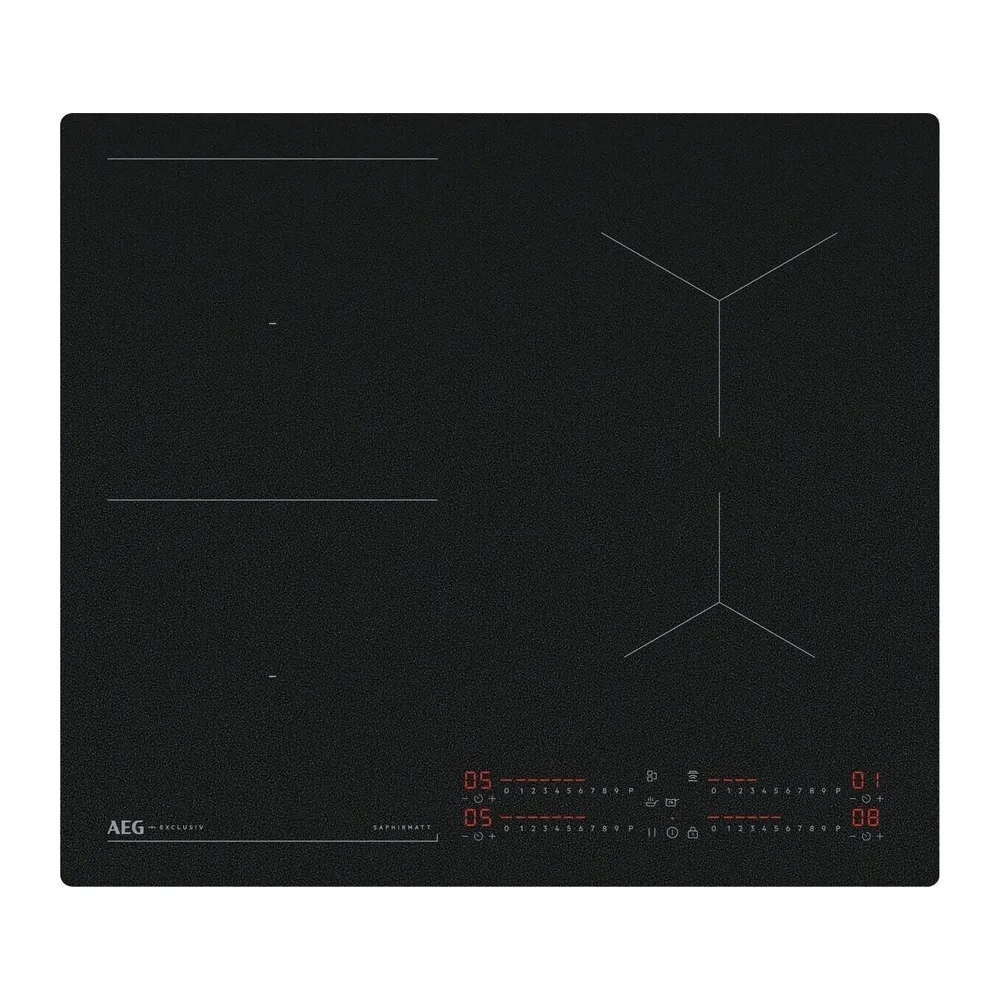 AEG PIANO INDUZIONE BOIL&FRY SAPHIRMATT 60 CM TI64IB3BIZ [Classe di efficienza energetica F]