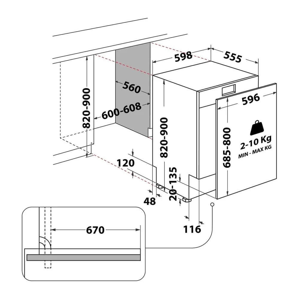 Hotpoint Ariston HA4IFC14BS, Lavastoviglie 60cm, classe C, 14 coperti, 44dBA, cerniere sliding [Classe di — 5