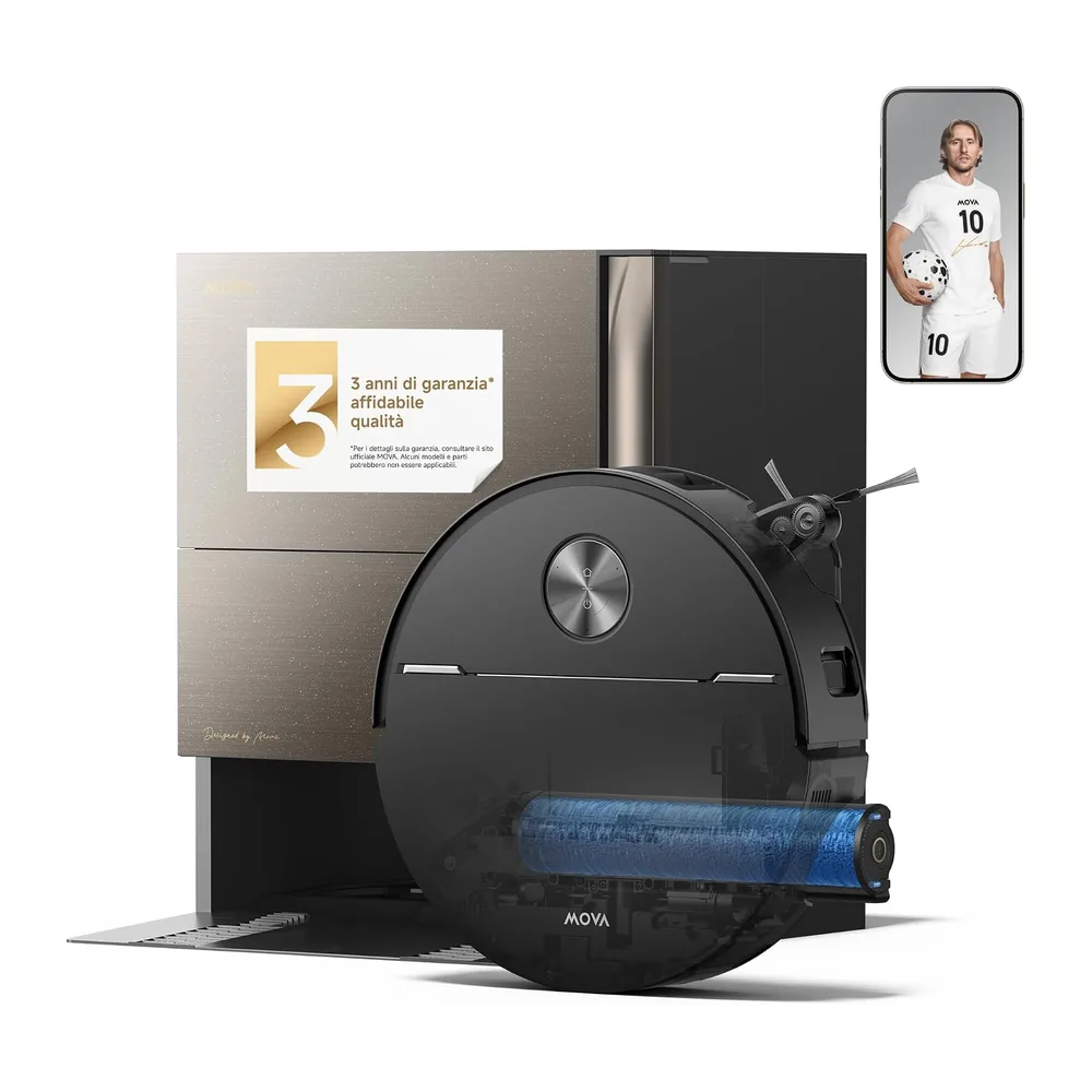 MOVA Z70 Ultra Roller Complete Robot aspirapolvere