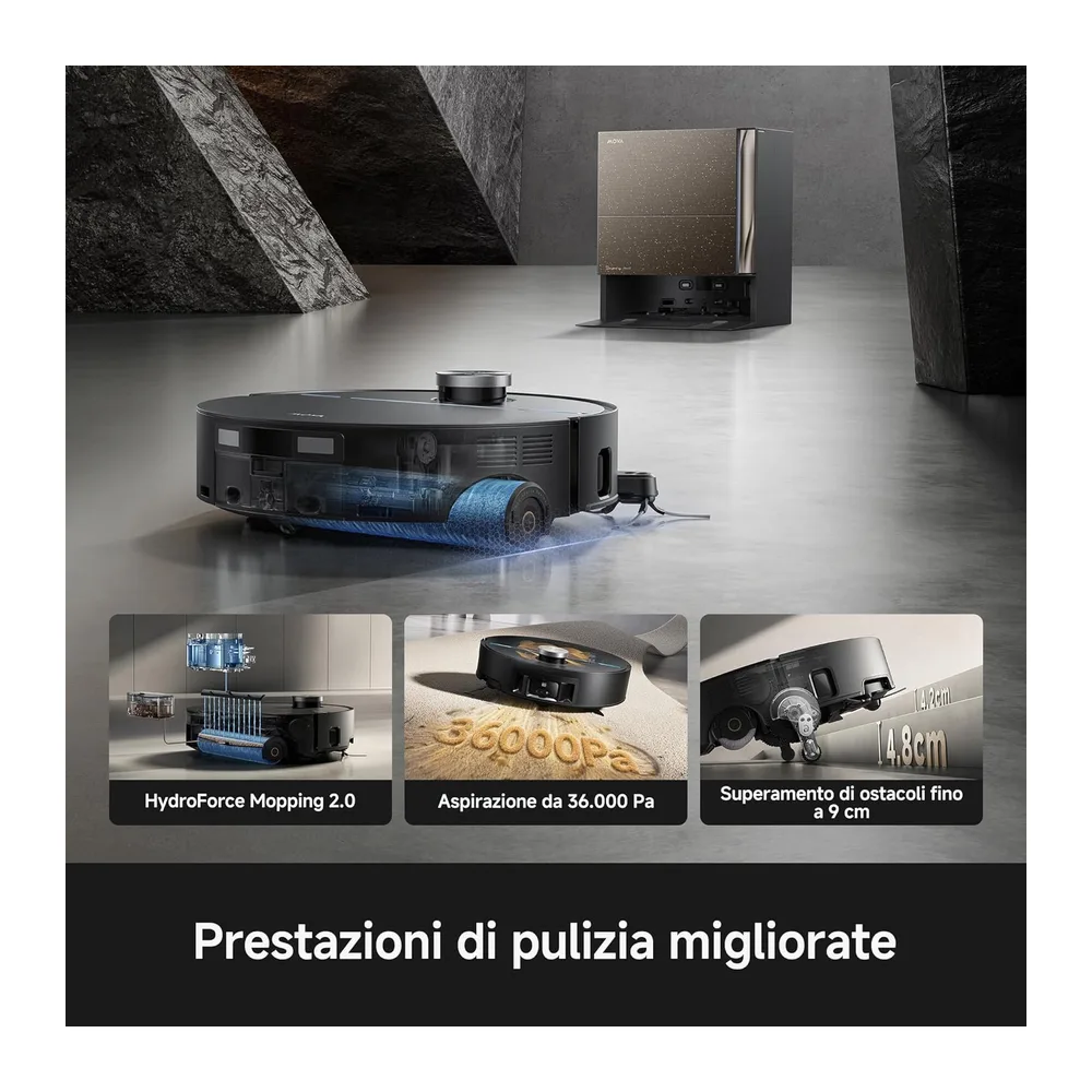 MOVA Z70 Ultra Roller Complete Robot aspirapolvere — 2