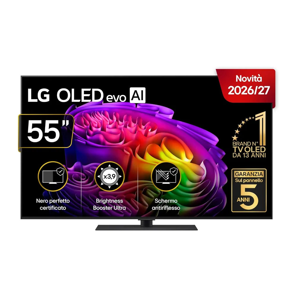 LG OLED evo AI 55 Pollici, Serie G6S 2026 Smart TV 4K - OLED55G66LS [Classe di efficienza energetica E]
