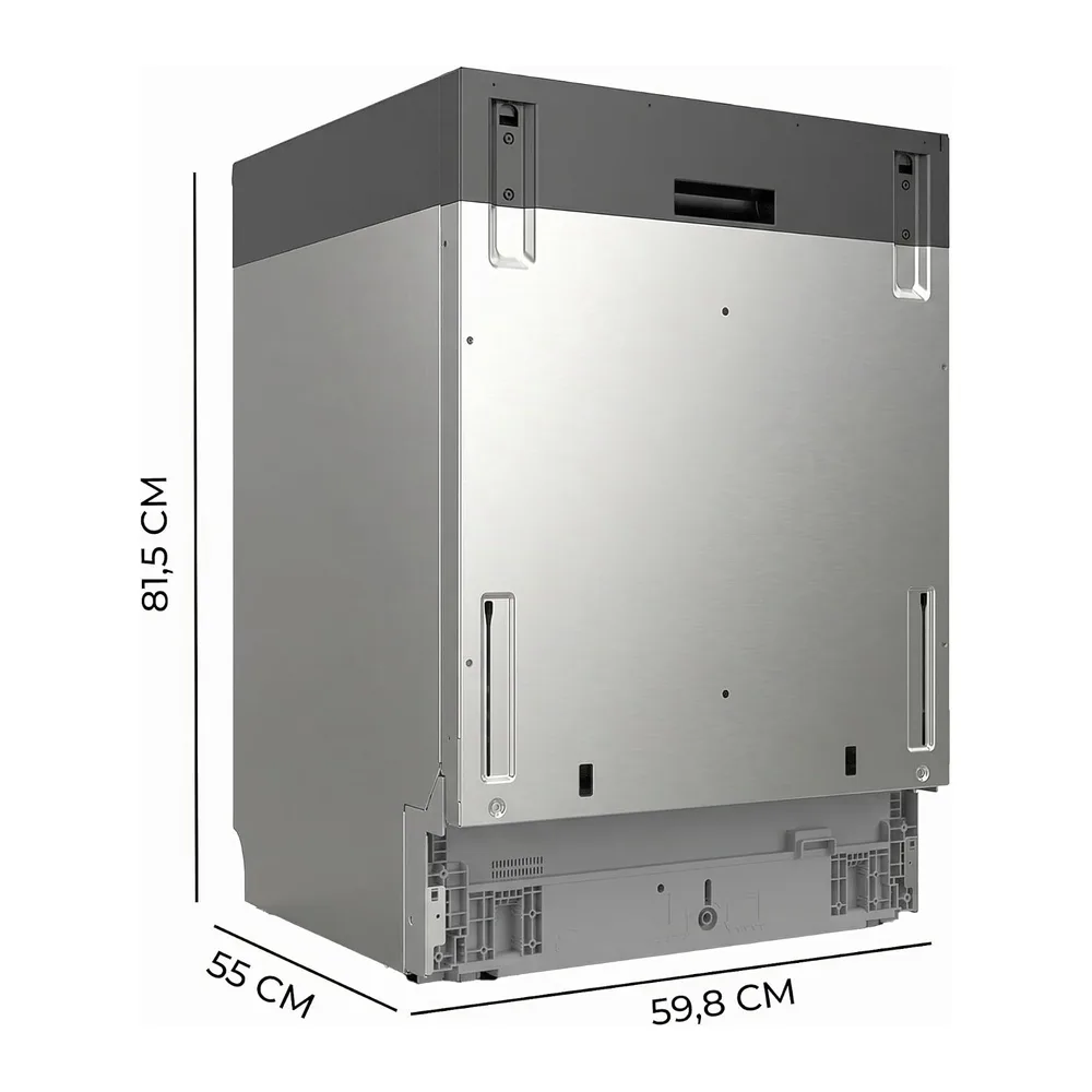 Cecotec Lavastoviglie Incasso 60cm 16 Coperti Bolero Aguazero 6260 Full-BI. Motore Inverter Plus Duo — 2