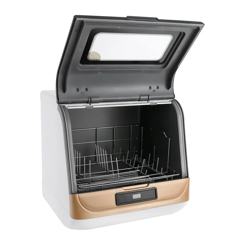 Mini lavastoviglie portatile compatta, pulizia a 360° con diverse modalità, lavastoviglie da tavolo — 5