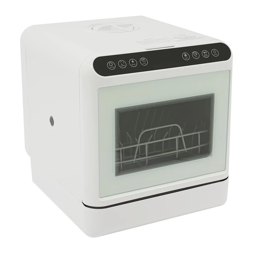 Lavastoviglie, lavapavimenti da tavolo, mini lavapiatti con serbatoio dell'acqua da 6 l, 1100 W, 4 programmi, — 3