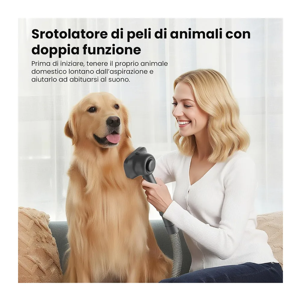 Aspirapolvere Senza Fili Potente, 600W/58000Pa/75Min, Scopa Elettrica Senza Fili con Tubo Flessibile da 1 m, — 4