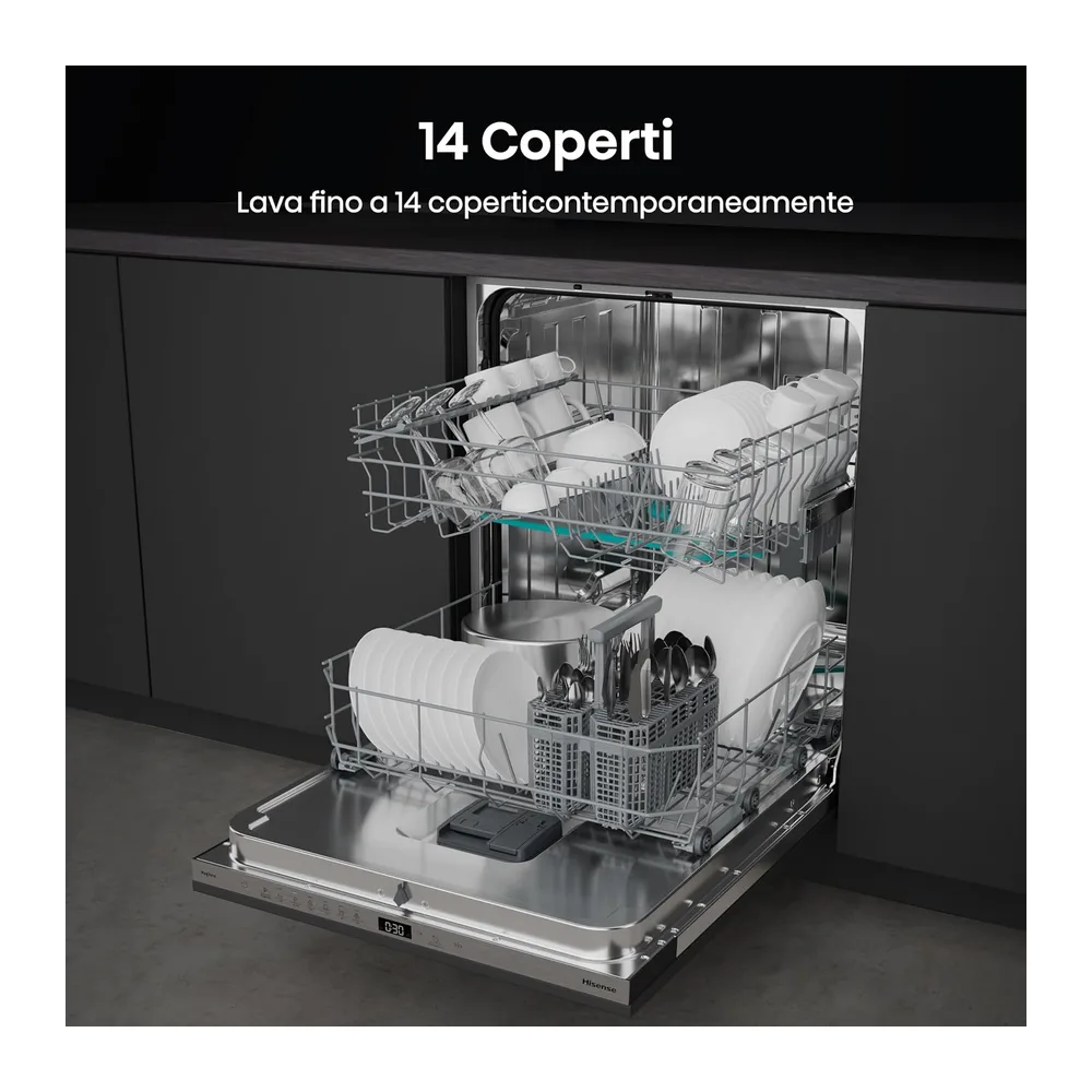 Hisense HV642B65 NUOVA Lavastoviglie da Incasso — 4