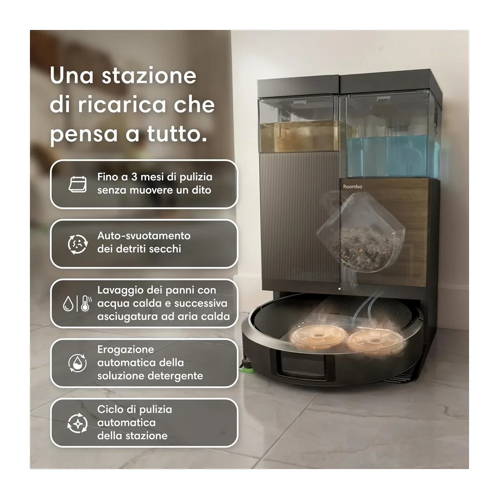 iRobot Roomba® Plus 576 Combo robot aspirapolvere lavapavimenti — 3