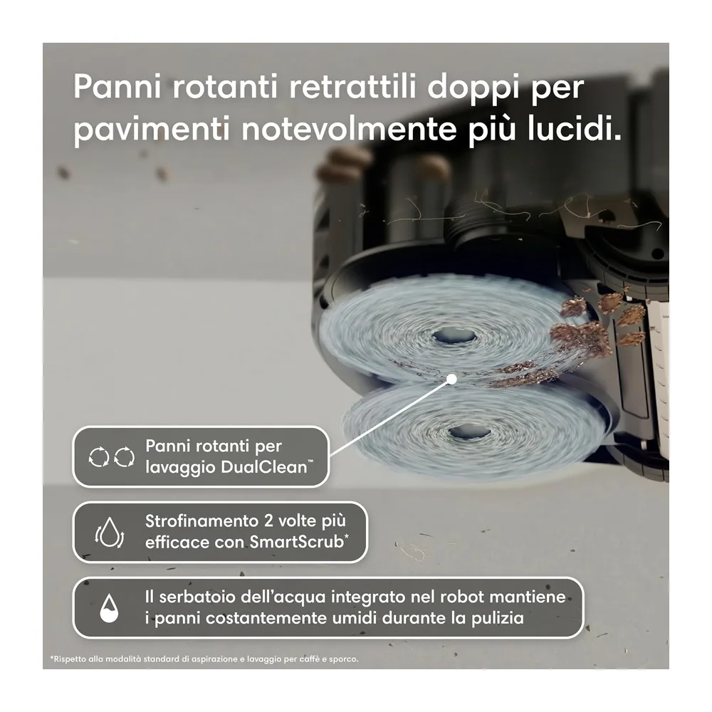 iRobot Roomba® Plus 576 Combo robot aspirapolvere lavapavimenti — 4