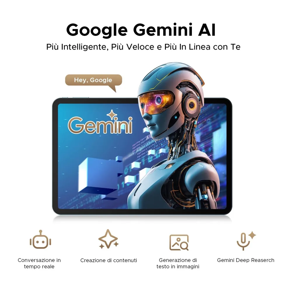 P13 Pro Tablet 13 Pollici, IPS 2.4K, 120Hz,T7280 Octa-Core, 48GB+256GB(TF 2TB), 12000mAh/18W, 16MP+8MP, 4G — 6
