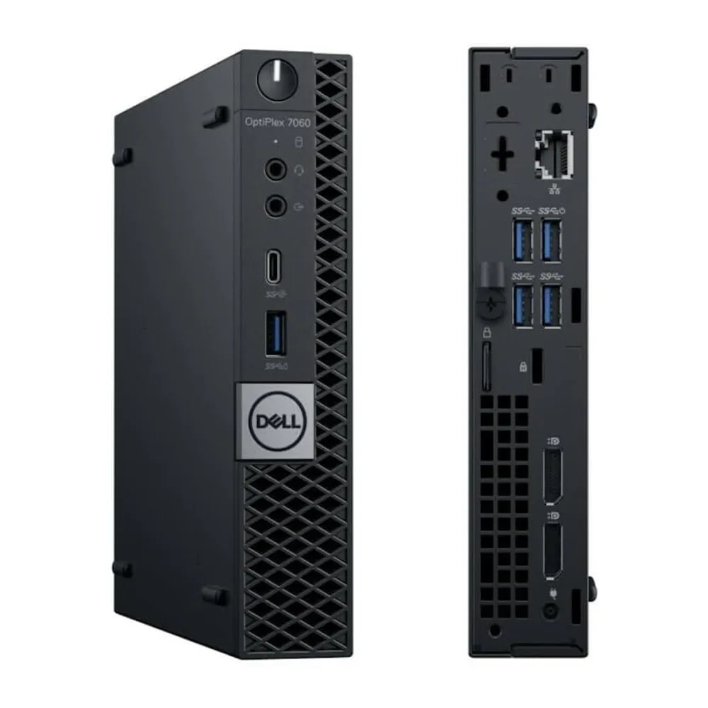 Dell Optiplex 7070 Mini Desktop, Intel Core i5-9500T, 16 GB di RAM, SSD 256 GB, Wi-FI, Bluetooth, senza
