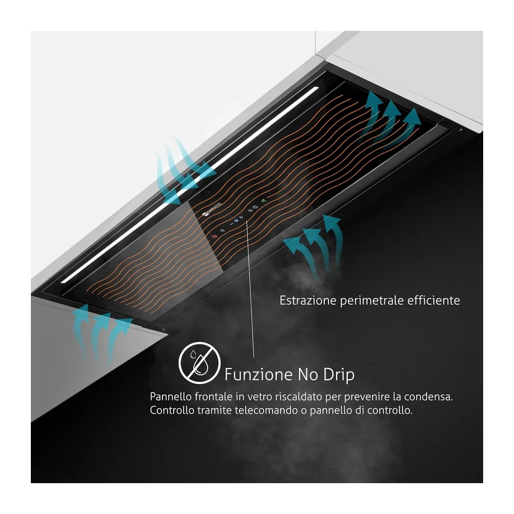 Cappa Aspirante da Incasso Kompatic Yara 90 KPYR90BIB — 4