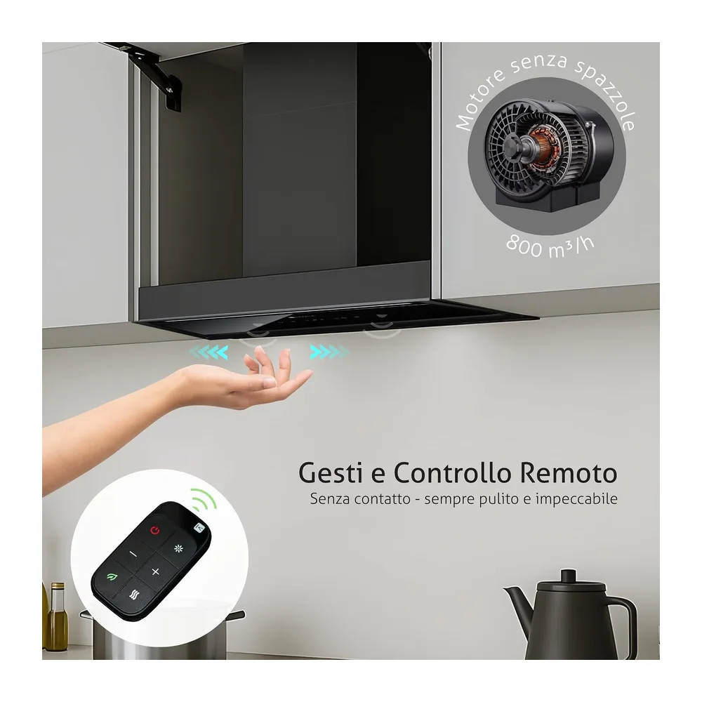 Cappa Aspirante da Incasso Kompatic Yara 60 KPYR60BIB — 2