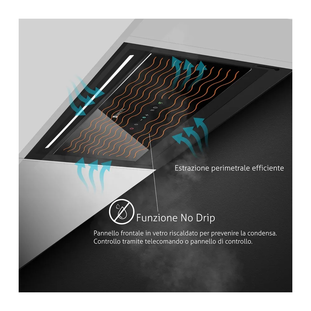 Cappa Aspirante da Incasso Kompatic Yara 60 KPYR60BIB — 3