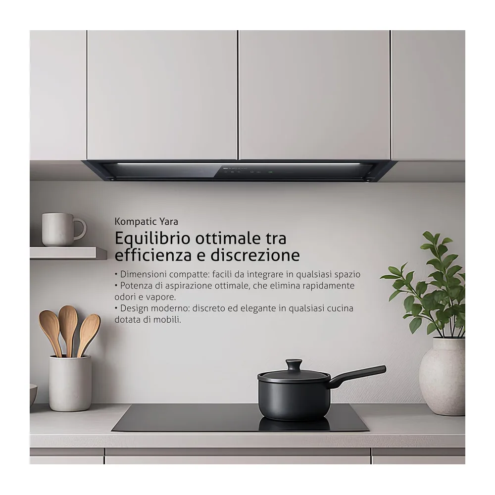 Cappa Aspirante da Incasso Kompatic Yara 60 KPYR60BIB — 6