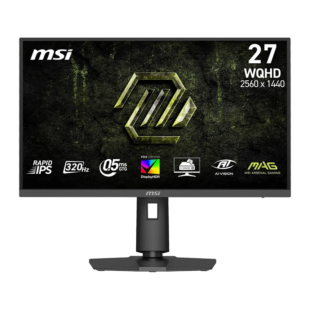 msi MAG 274QPF X32 27" Monitor Gaming, 320 Hz, 0,5 ms, DisplayHDR 400, G-SYNC Compatible, AMD FreeSync
