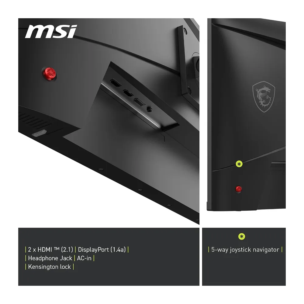 msi MAG 274QPF X32 27" Monitor Gaming, 320 Hz, 0,5 ms, DisplayHDR 400, G-SYNC Compatible, AMD FreeSync — 6
