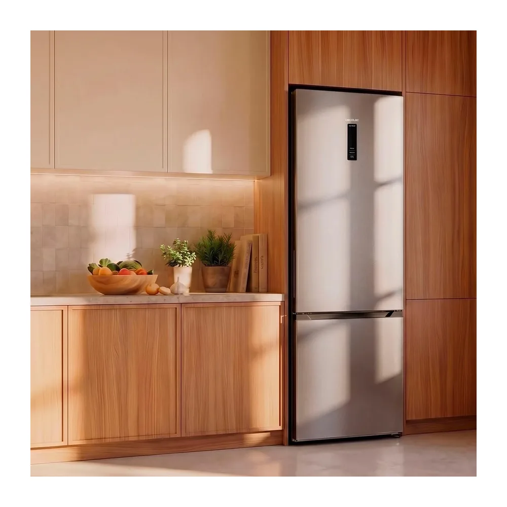 Cecotec Frigorifero Bolero CoolMarket Combi 377 Inox A — 3
