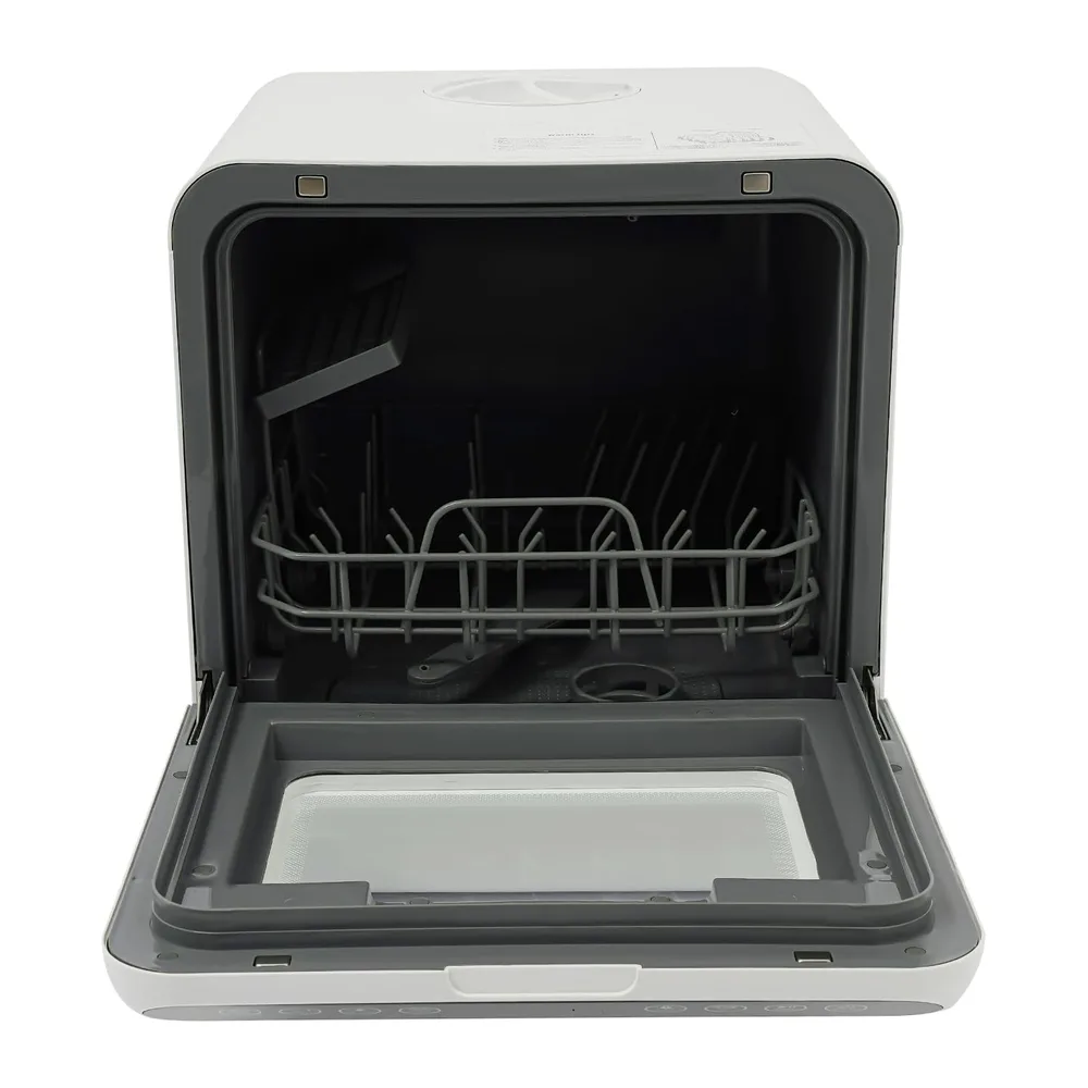 Mini lavastoviglie senza connettore, lavastoviglie mobile da tavolo con serbatoio dell'acqua da 6 l, braccio — 3