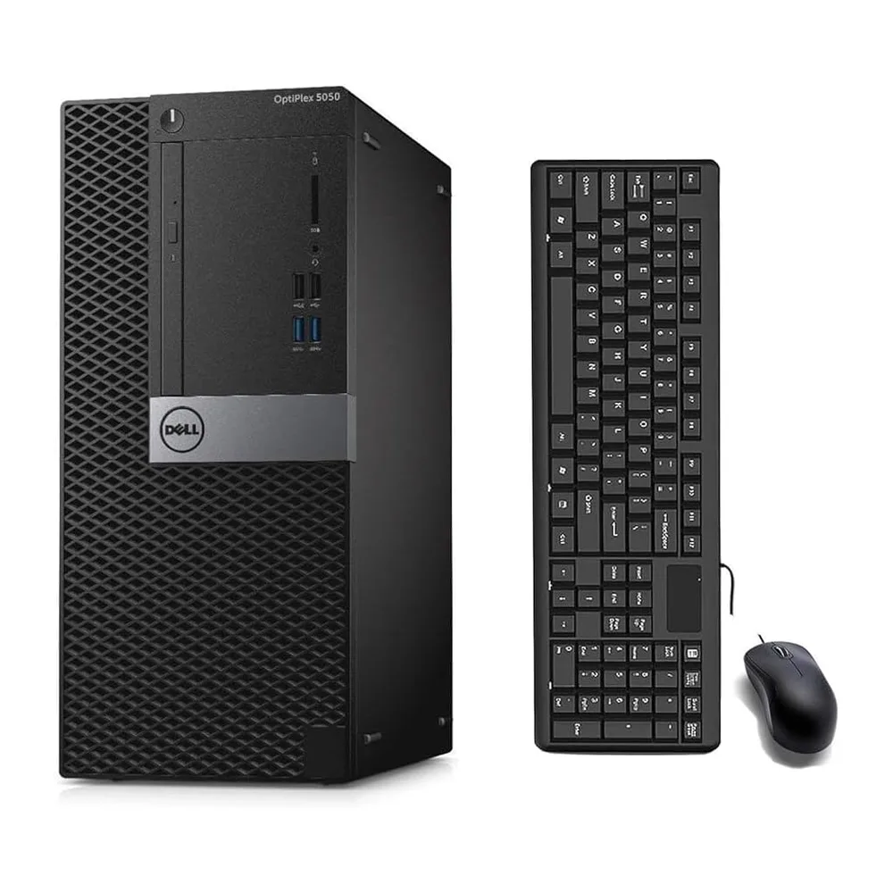 Dell Optiplex 5050 Mini Tower Desktop, Intel Core i5-6500, 16 GB di RAM, SSD 256 GB, Wi-FI, Bluetooth,
