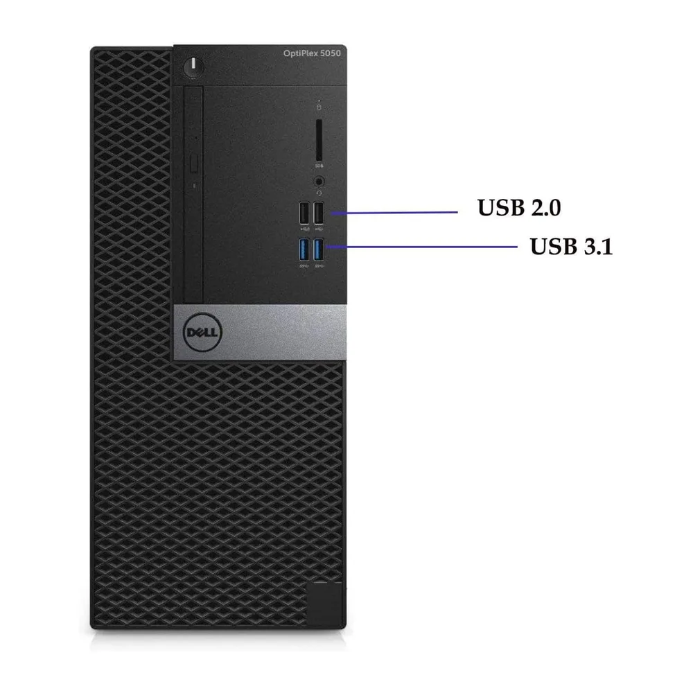 Dell Optiplex 5050 Mini Tower Desktop, Intel Core i5-6500, 16 GB di RAM, SSD 256 GB, Wi-FI, Bluetooth, — 2