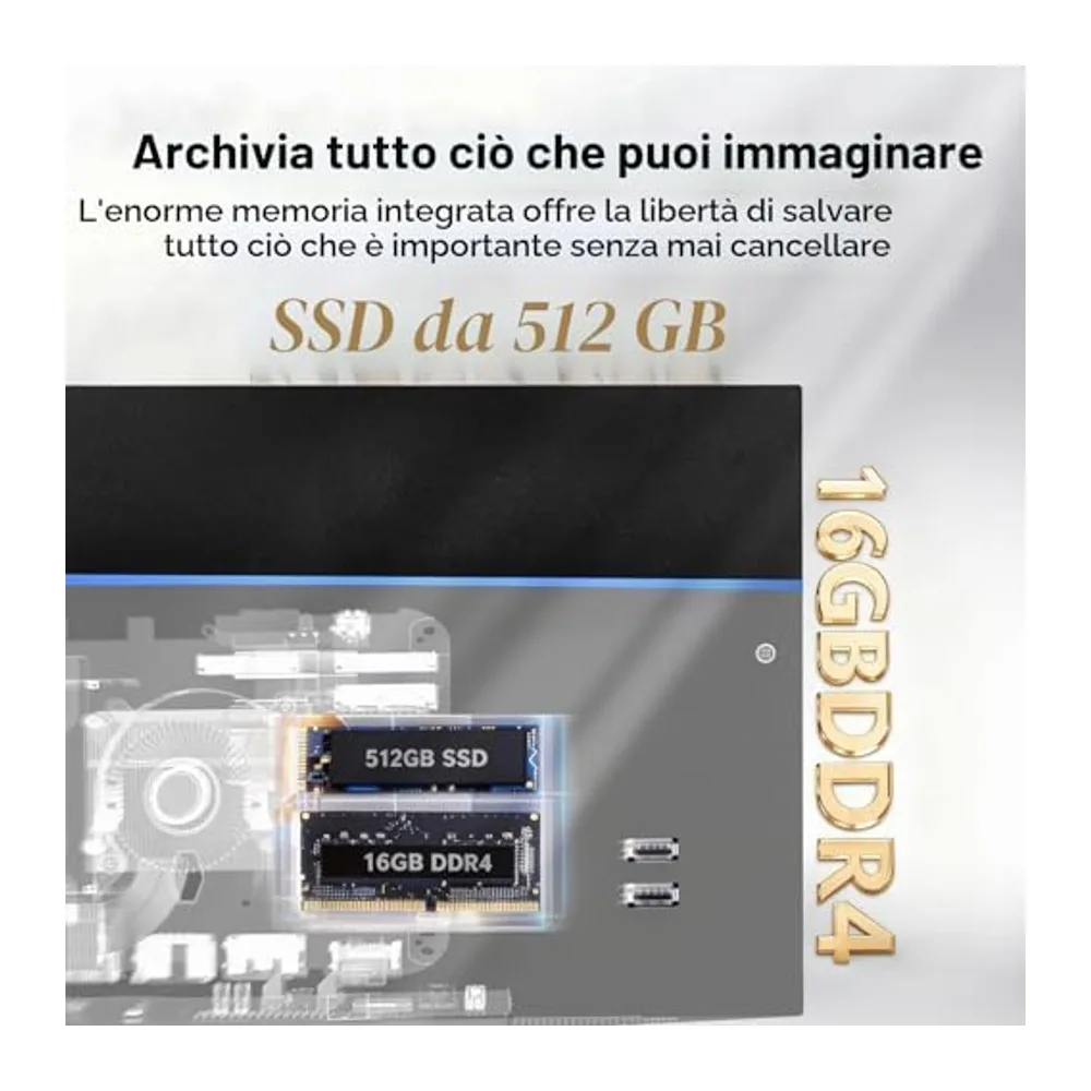 23,8 Pollici Computer All-in-One con schermo multitouch FHD Desktop All-in-One Processore Computer Core i7 4 — 5