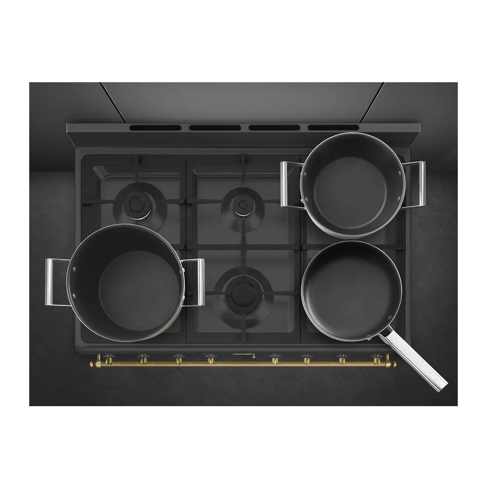 Smeg CO90GMAN2 Cucina A Gas, 90 Cm, 6 Bruciatori, Linea Coloniale, Forno Elettrico Multifunzione, Vapor — 3