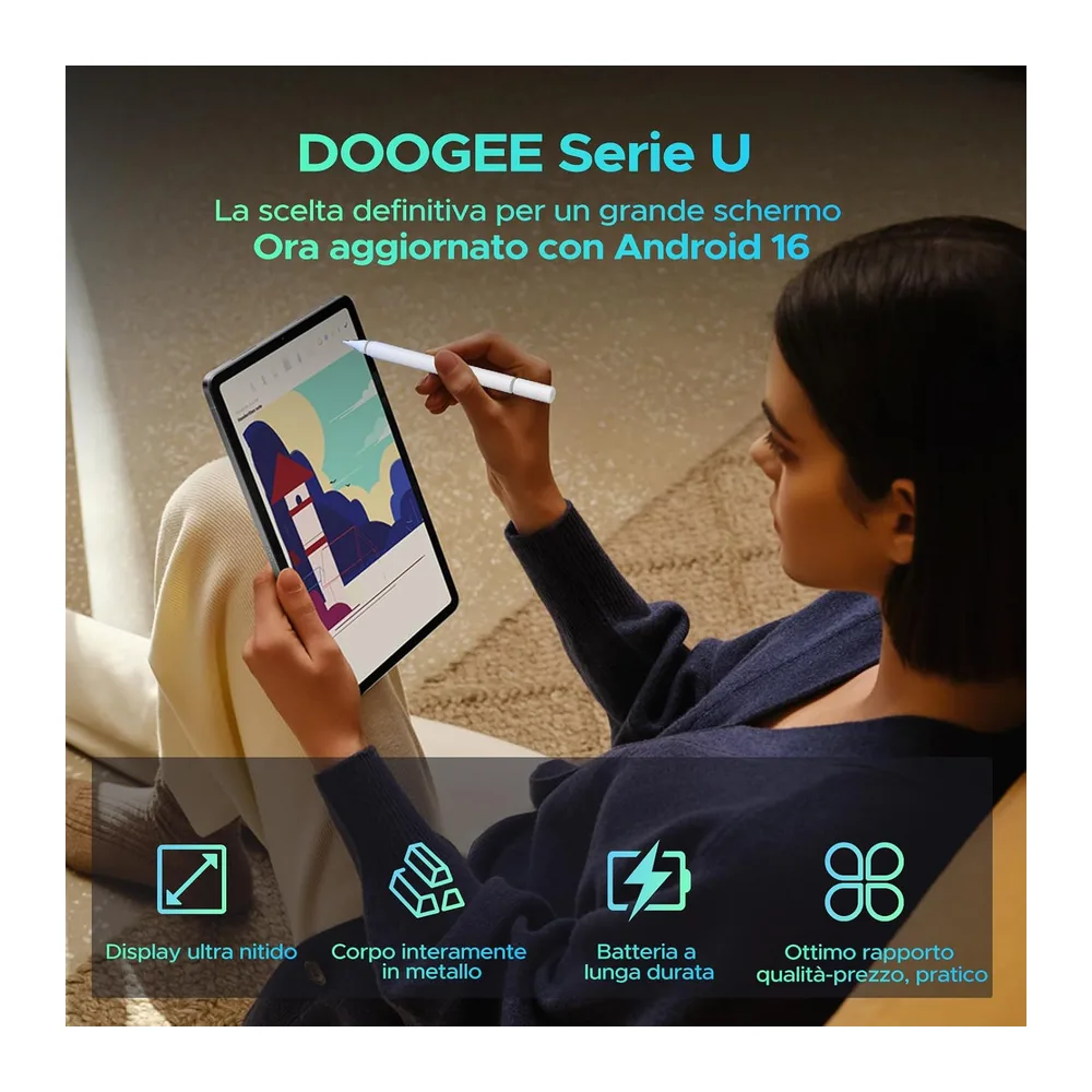 U11 Android 16 Tablet 11 Pollici Gemini AI — 6