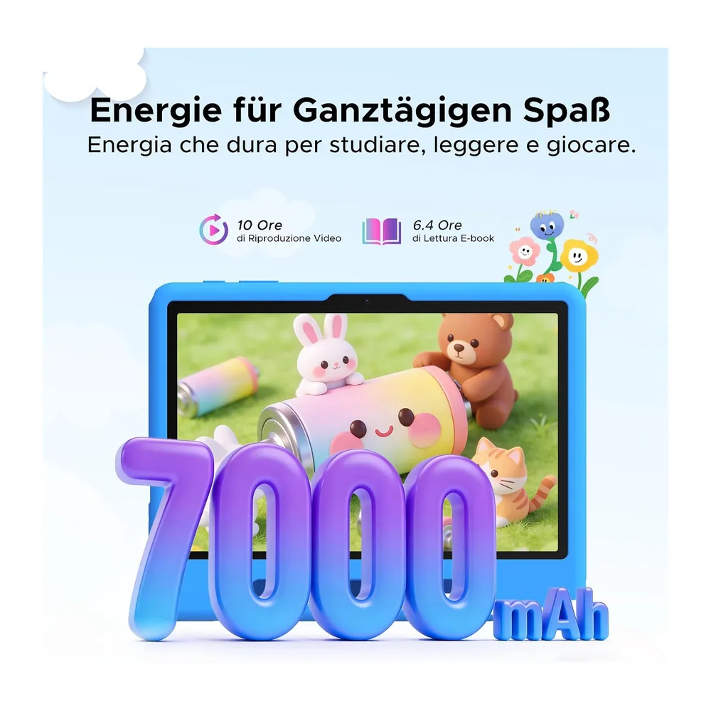 P10 Kid Tablet con Penna Custodia in Silicone — 5