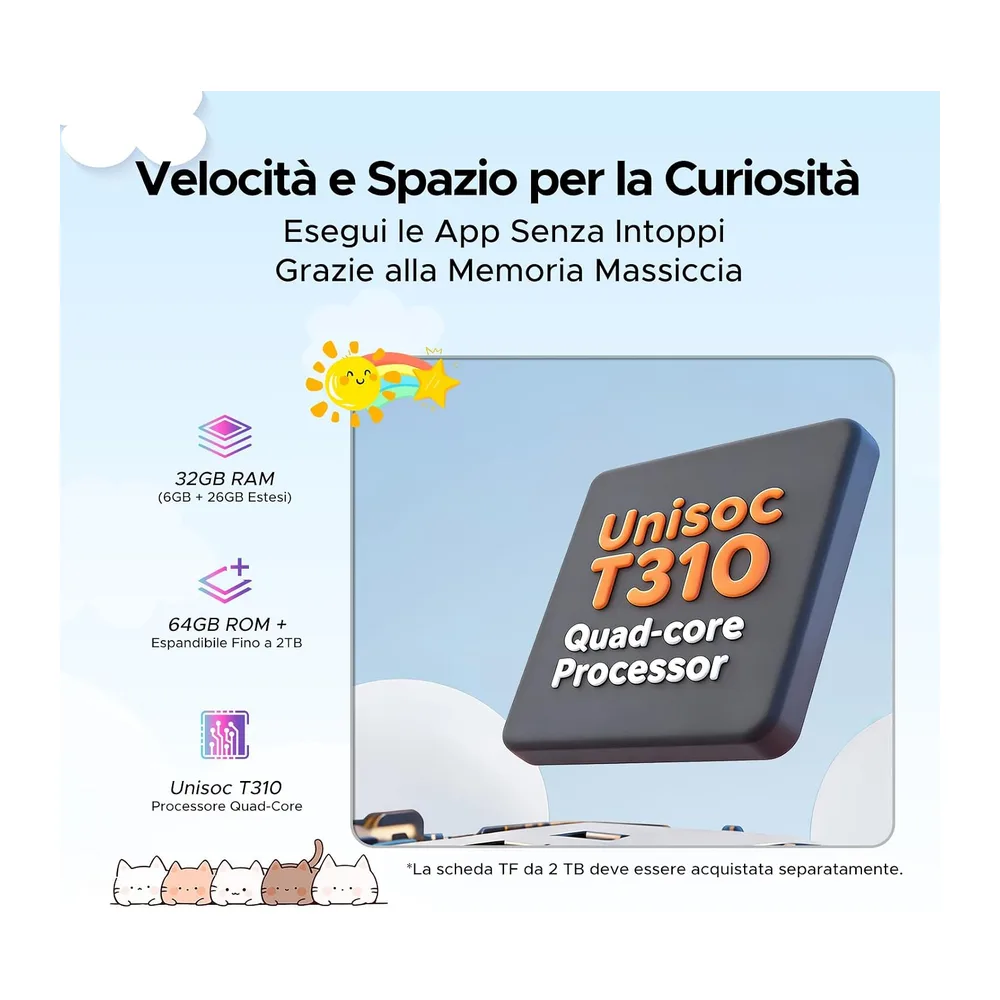 P10 Kid Tablet con Penna Custodia in Silicone — 6