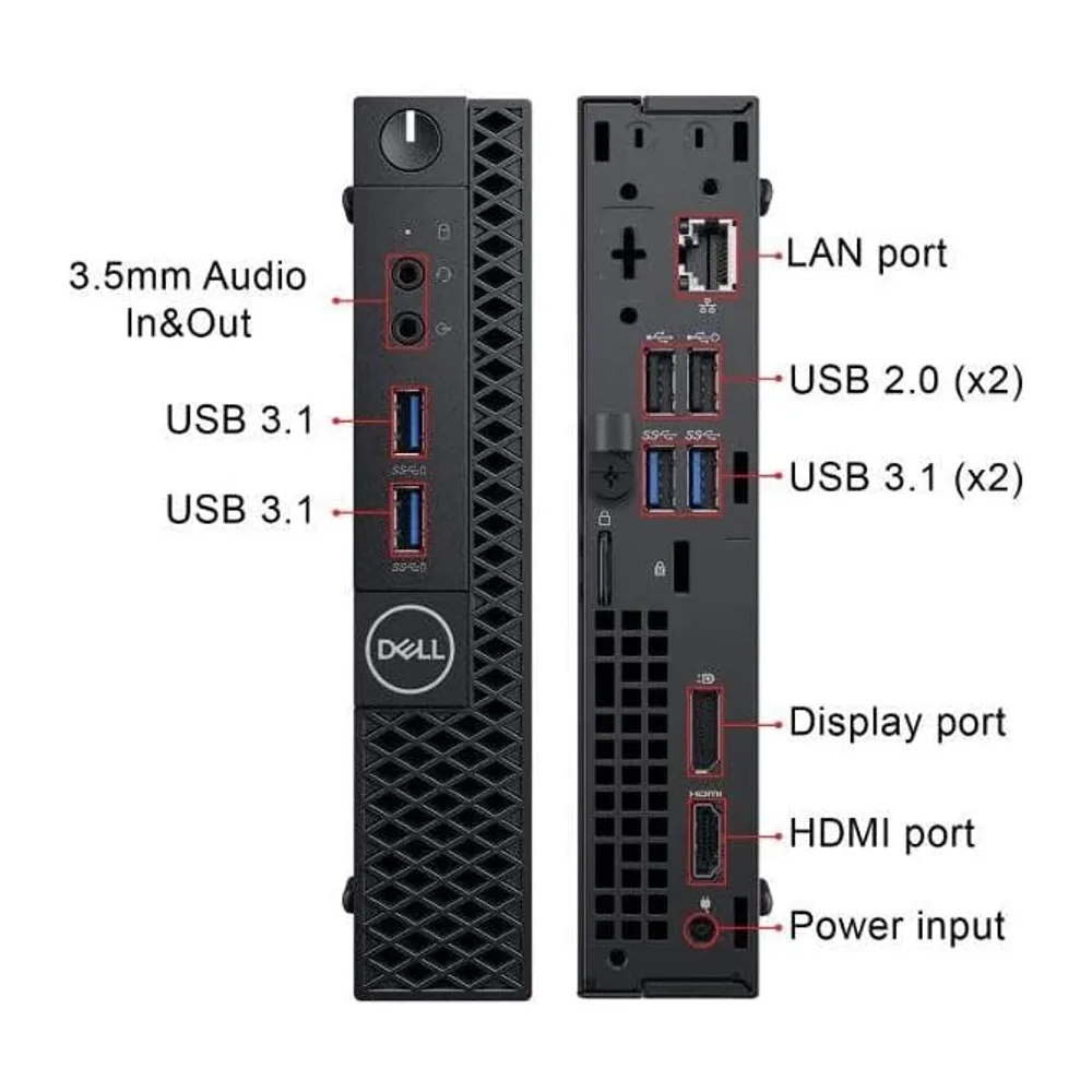 Dell Optiplex 3070 Mini Desktop Computer — 5