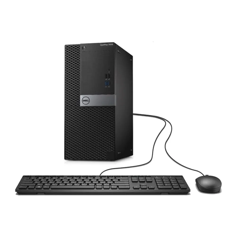Dell Optiplex 7050 Mini Tower Desktop, Intel Core i5-7500T, 16 GB di RAM, SSD da 256 GB, Wi-Fi, Bluetooth,