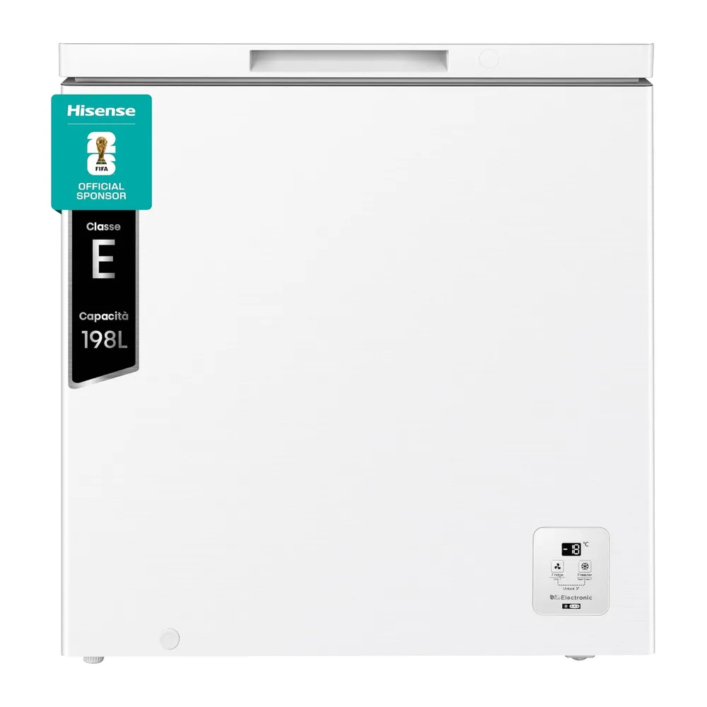 Hisense FT200N1AWE NUOVO Congelatore a pozzo 198 litri
