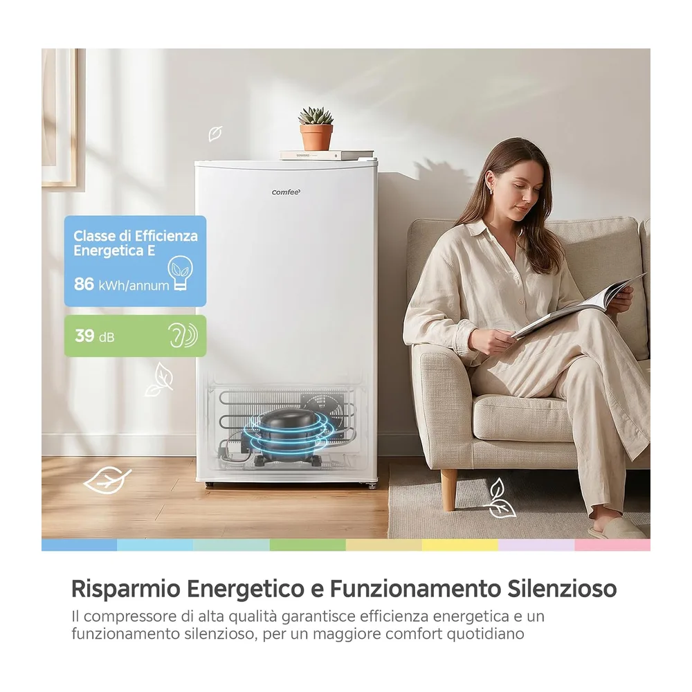 COMFEE' Frigorifero Piccolo Monoporta 93L con Chill Box 0-10℃ — 4