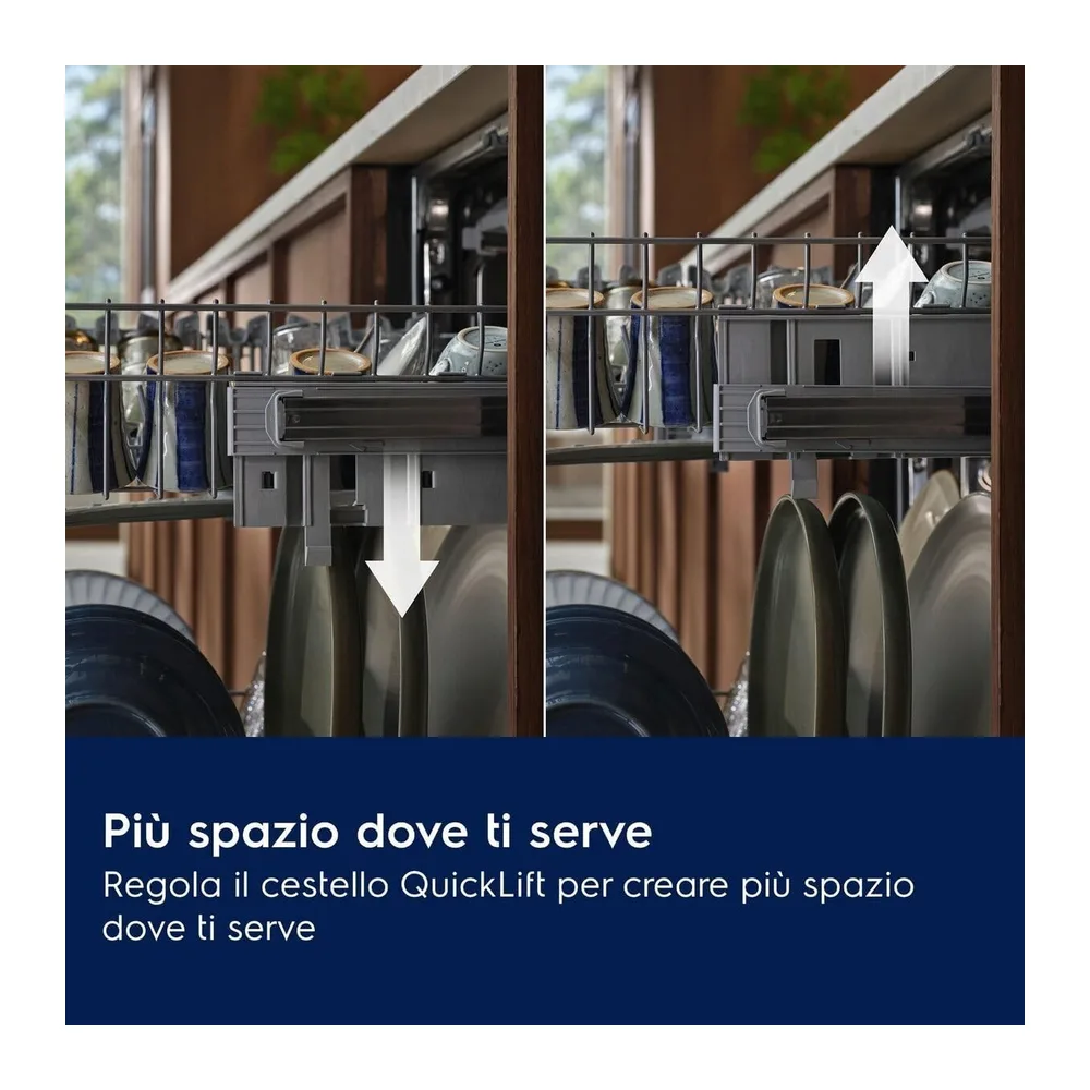 Electrolux E62LD100S Lavastoviglie Incasso Totale 60 cm AirDry Risparmio [Classe di efficienza energetica D] — 5