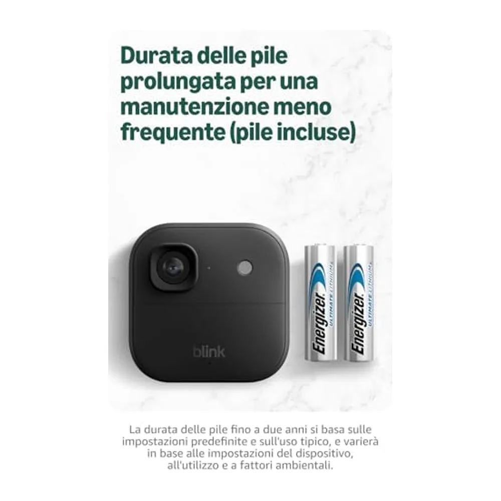 Videocamera esterna 2K+ Blink (ultimo modello) + Blink Videocitofono cablato 2K+ (ultimo modello) — Sistema — 6