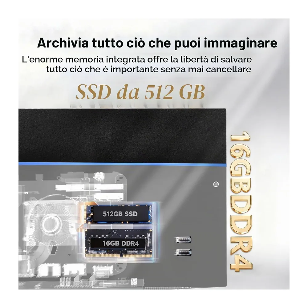 23,8 Pollici Computer All-in-One con schermo multitouch FHD Desktop All-in-One Processore Computer Core i7 4 — 2