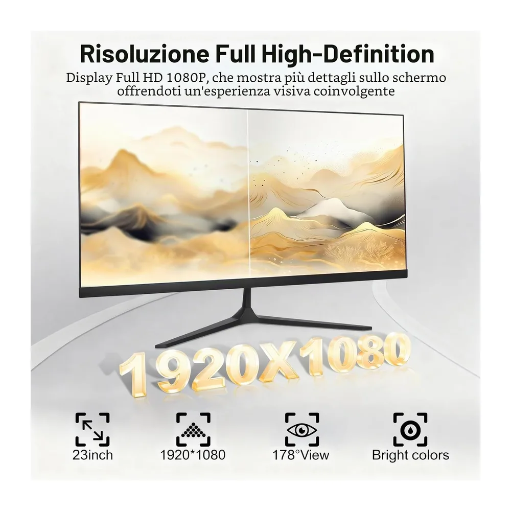 23,8 Pollici Computer All-in-One con schermo multitouch FHD Desktop All-in-One Processore Computer Core i7 4 — 6