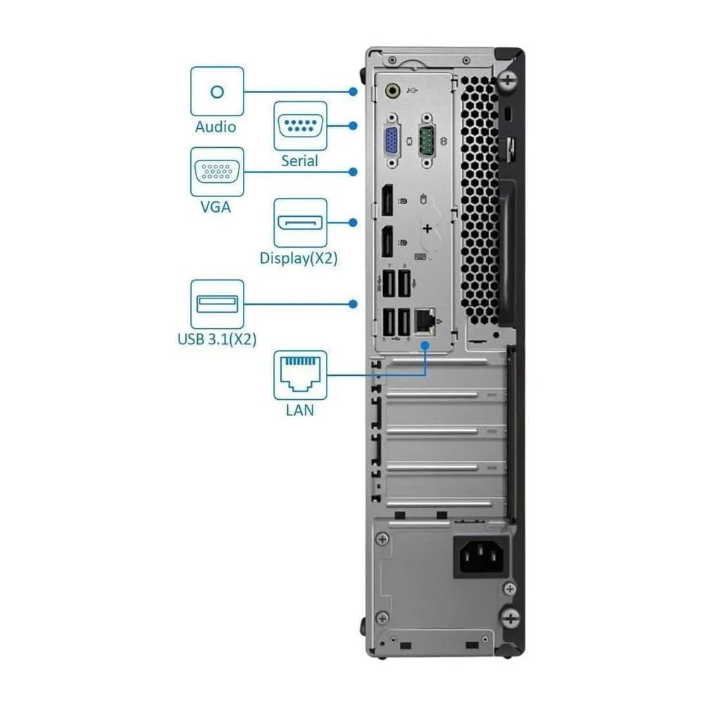 Lenovo ThinkCentre M720s Computer desktop piccolo — 6