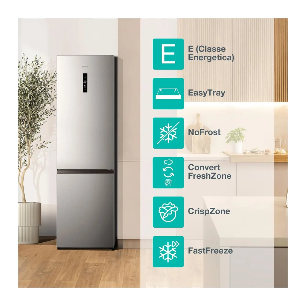 Gorenje NRK620EAXL4 Frigorifero Combinato — 2